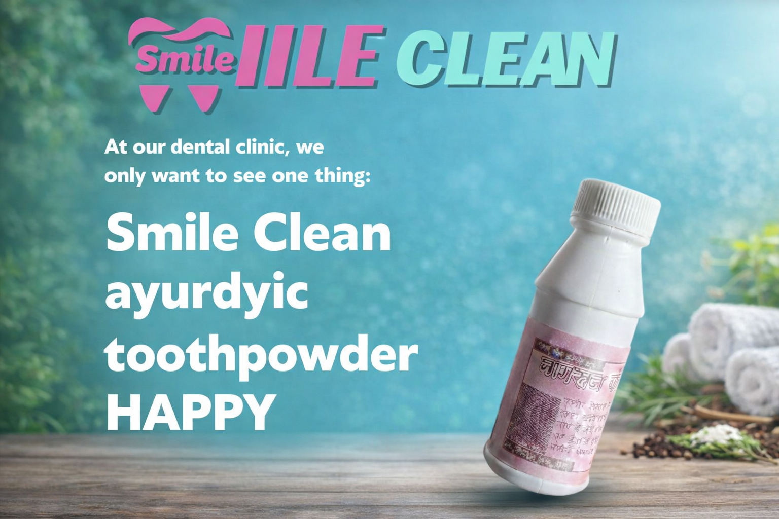 Smile Clean ayurvedic toothpowder